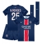 Paris Saint-Germain Nuno Mendes #25 Thuis tenue voor kinderen 2024-25 Korte Mouwen (+ broek)