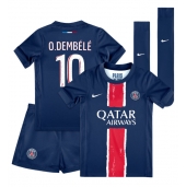 Paris Saint-Germain Ousmane Dembele #10 Thuis tenue voor kinderen 2024-25 Korte Mouwen (+ broek)