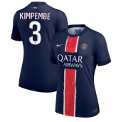 Paris Saint-Germain Presnel Kimpembe #3 Thuis tenue voor Dames 2024-25 Korte Mouwen