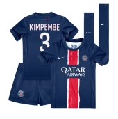 Paris Saint-Germain Presnel Kimpembe #3 Thuis tenue voor kinderen 2024-25 Korte Mouwen (+ broek)