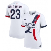 Paris Saint-Germain Randal Kolo Muani #23 Uit tenue voor Dames 2024-25 Korte Mouwen