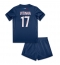 Paris Saint-Germain Vitinha #17 Thuis tenue voor kinderen 2024-25 Korte Mouwen (+ broek)