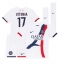 Paris Saint-Germain Vitinha #17 Uit tenue voor kinderen 2024-25 Korte Mouwen (+ broek)