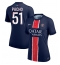 Paris Saint-Germain Willian Pacho #51 Thuis tenue voor Dames 2024-25 Korte Mouwen