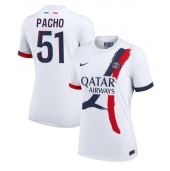 Paris Saint-Germain Willian Pacho #51 Uit tenue voor Dames 2024-25 Korte Mouwen