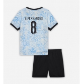 Portugal Bruno Fernandes #8 Uit tenue voor kinderen EK 2024 Korte Mouwen (+ broek)