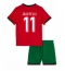 Portugal Joao Felix #11 Thuis tenue voor kinderen EK 2024 Korte Mouwen (+ broek)