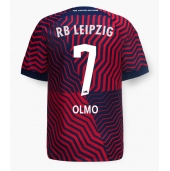 RB Leipzig Dani Olmo #7 Uit tenue 2023-24 Korte Mouwen