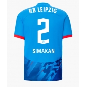 RB Leipzig Mohamed Simakan #2 Derde tenue 2023-24 Korte Mouwen