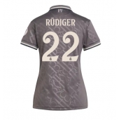 Real Madrid Antonio Rudiger #22 Derde tenue voor Dames 2024-25 Korte Mouwen