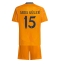 Real Madrid Arda Guler #15 Uit tenue voor kinderen 2024-25 Korte Mouwen (+ broek)