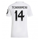 Real Madrid Aurelien Tchouameni #14 Thuis tenue voor Dames 2024-25 Korte Mouwen