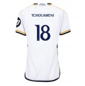 Real Madrid Aurelien Tchouameni #18 Thuis tenue voor Dames 2023-24 Korte Mouwen