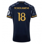 Real Madrid Aurelien Tchouameni #18 Uit tenue 2023-24 Korte Mouwen