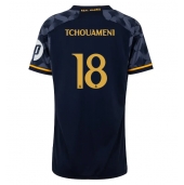 Real Madrid Aurelien Tchouameni #18 Uit tenue voor Dames 2023-24 Korte Mouwen