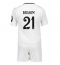 Real Madrid Brahim Diaz #21 Thuis tenue voor kinderen 2024-25 Korte Mouwen (+ broek)