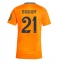 Real Madrid Brahim Diaz #21 Uit tenue voor Dames 2024-25 Korte Mouwen