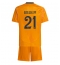 Real Madrid Brahim Diaz #21 Uit tenue voor kinderen 2024-25 Korte Mouwen (+ broek)