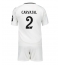 Real Madrid Daniel Carvajal #2 Thuis tenue voor kinderen 2024-25 Korte Mouwen (+ broek)