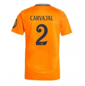 Real Madrid Daniel Carvajal #2 Uit tenue 2024-25 Korte Mouwen