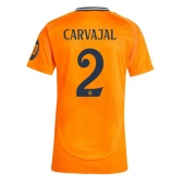 Real Madrid Daniel Carvajal #2 Uit tenue voor Dames 2024-25 Korte Mouwen