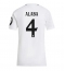 Real Madrid David Alaba #4 Thuis tenue voor Dames 2024-25 Korte Mouwen