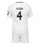 Real Madrid David Alaba #4 Thuis tenue voor kinderen 2024-25 Korte Mouwen (+ broek)