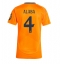 Real Madrid David Alaba #4 Uit tenue voor Dames 2024-25 Korte Mouwen