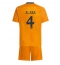 Real Madrid David Alaba #4 Uit tenue voor kinderen 2024-25 Korte Mouwen (+ broek)