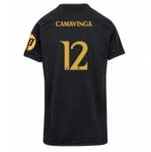 Real Madrid Eduardo Camavinga #12 Derde tenue voor Dames 2023-24 Korte Mouwen