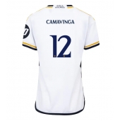 Real Madrid Eduardo Camavinga #12 Thuis tenue voor Dames 2023-24 Korte Mouwen