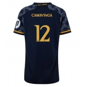 Real Madrid Eduardo Camavinga #12 Uit tenue voor Dames 2023-24 Korte Mouwen