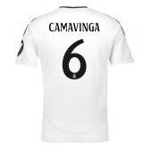 Real Madrid Eduardo Camavinga #6 Thuis tenue 2024-25 Korte Mouwen