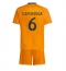 Real Madrid Eduardo Camavinga #6 Uit tenue voor kinderen 2024-25 Korte Mouwen (+ broek)