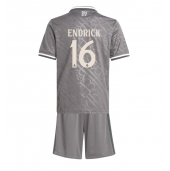 Real Madrid Endrick #16 Derde tenue voor kinderen 2024-25 Korte Mouwen (+ broek)