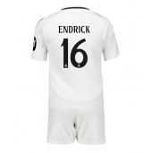 Real Madrid Endrick #16 Thuis tenue voor kinderen 2024-25 Korte Mouwen (+ broek)