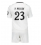 Real Madrid Ferland Mendy #23 Thuis tenue voor kinderen 2024-25 Korte Mouwen (+ broek)