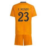 Real Madrid Ferland Mendy #23 Uit tenue voor kinderen 2024-25 Korte Mouwen (+ broek)