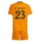 Real Madrid Ferland Mendy #23 Uit tenue voor kinderen 2024-25 Korte Mouwen (+ broek)