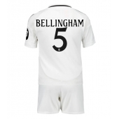 Real Madrid Jude Bellingham #5 Thuis tenue voor kinderen 2024-25 Korte Mouwen (+ broek)