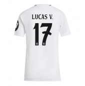 Real Madrid Lucas Vazquez #17 Thuis tenue voor Dames 2024-25 Korte Mouwen