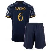 Real Madrid Nacho Fernandez #6 Uit tenue voor kinderen 2023-24 Korte Mouwen (+ broek)