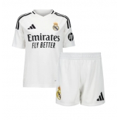 Real Madrid Thuis tenue voor kinderen 2024-25 Korte Mouwen (+ broek)