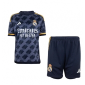 Real Madrid Uit tenue voor kinderen 2023-24 Korte Mouwen (+ broek)