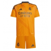 Real Madrid Uit tenue voor kinderen 2024-25 Korte Mouwen (+ broek)