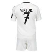 Real Madrid Vinicius Junior #7 Thuis tenue voor kinderen 2024-25 Korte Mouwen (+ broek)