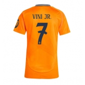 Real Madrid Vinicius Junior #7 Uit tenue voor Dames 2024-25 Korte Mouwen