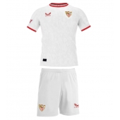 Sevilla Thuis tenue voor kinderen 2024-25 Korte Mouwen (+ broek)