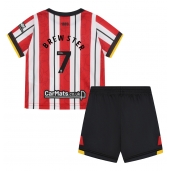 Sheffield United Rhian Brewster #7 Thuis tenue voor kinderen 2024-25 Korte Mouwen (+ broek)