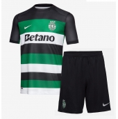 Sporting CP Thuis tenue voor kinderen 2024-25 Korte Mouwen (+ broek)